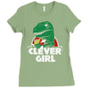 clever girl Ladies Fitted T-Shirt