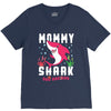 mommy shark doo doo doo family matching V-Neck Tee