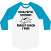 throat punch i win 3/4 Sleeve Shirt