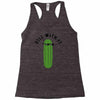 dill with it black logo Racerback Tank