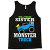 monster truck shirt for boys toddlers Tank Top