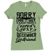 This Guy Is Taken By A Super Sexy December Girlfriend Ladies Fitted T-Shirt