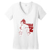 World War Z Goku DBZ Women's V-Neck T-Shirt