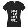 boat hair don't care Women's V-Neck T-Shirt