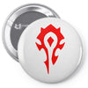 world of warcraft mists of pandaria horde Pin-back button
