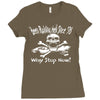 why stop now birthday 1998 Ladies Fitted T-Shirt
