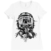 skull pilot Ladies Fitted T-Shirt