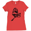 scream microphone Ladies Fitted T-Shirt