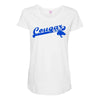 cougar bait Maternity Scoop Neck T-shirt