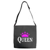 queen Adjustable Strap Totes