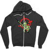 tortue tueuse de mario bros Zipper Hoodie
