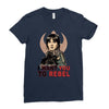 i want you to rebel Ladies Fitted T-Shirt