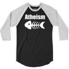 atheism fish skeleton 3/4 Sleeve Shirt