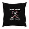 beer army beer wars Throw Pillow