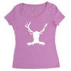 hannibal   stag Women's Triblend Scoop T-shirt