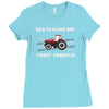red tractor boy Ladies Fitted T-Shirt