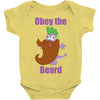obey the beard Baby Onesie