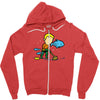 part time job   aquarium Zipper Hoodie