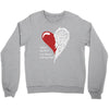 half of my heart is in heaven with my angel Crewneck Sweatshirt