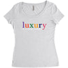 Luxury As A Croad Concept Women's Triblend Scoop T-shirt