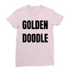 golden doodle Ladies Fitted T-Shirt