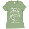 manners maketh man Ladies Fitted T-Shirt