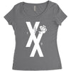 mgk t xx shirt flower black rose .. Women's Triblend Scoop T-shirt