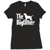 the dogfather labrador retriever white Ladies Fitted T-Shirt
