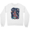 reading rocket ship Crewneck Sweatshirt