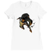 midnight flight Ladies Fitted T-Shirt