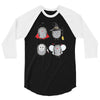 halloween hedgehogs 3/4 Sleeve Shirt