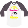 my pitbull is a sweetheart 3/4 Sleeve Shirt