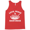 love peace and bacon grease Tank Top