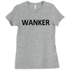 wanker brit british england english gift idea expat dad funny tee shir Ladies Fitted T-Shirt