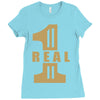 real one Ladies Fitted T-Shirt
