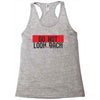 do not look honey back Racerback Tank