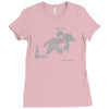 banksy fallen angel Ladies Fitted T-Shirt