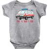 how i roll ambulance Baby Bodysuit