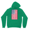 t-rex vintage american flag Unisex Hoodie