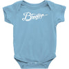 brooklyn script nyc new york city baseball jersey Baby Onesie