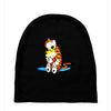 calvin hobbes Baby Beanies
