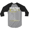 November Girl Facts Sagittarius 3/4 Sleeve Shirt