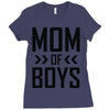 mom of boys Ladies Fitted T-Shirt