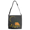 Total Solar Eclipse Camp Adjustable Strap Totes