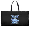 i have two tıtles aunt and dogmom an i rock them both flowers Weekender Totes