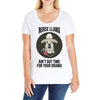 nurse lama Ladies Curvy T-Shirt