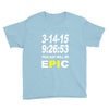 pi day 2015 pie math Youth Tee
