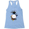 who loves poodle Racerback Tank