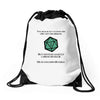 natural 1   orc Drawstring Bags