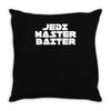 jedi master baiter Throw Pillow